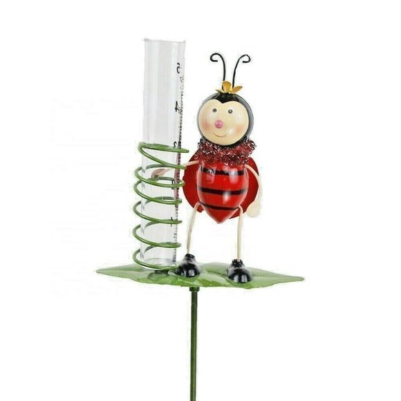 Other - Yard Decor Garden Outdoor Ladybug Rain Gage